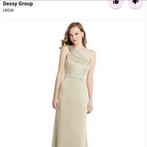 Dessy Group Lovely Bridesmaid Dress Champagne